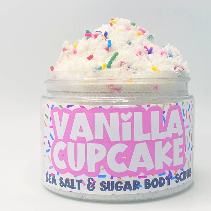Vanilla Cupcake Sea Salt and Sugar Body Scrub