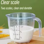 Fastest delivery: 5 BUSINESS DAYSClear 300ml Plastic Measuring Cup, Graduated Kitchen Measure Jug with Handle — view 3
