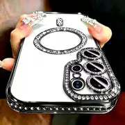 Phone Case - Phone Case: New Fashion Glitter Diamond Transparent Case for Samsung S26 FE S26 S25 S24 S23 S22 — view 8