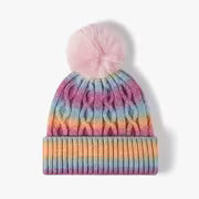Gradual Change Fleece Hat, Autumn and Winter Thickened Warm Hat, Versatile Cold Hat, Unisex — view 5