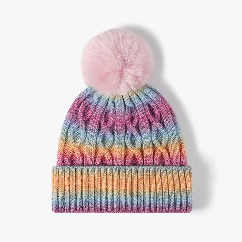 Gradual Change Fleece Hat, Autumn and Winter Thickened Warm Hat, Versatile Cold Hat, Unisex — view 11