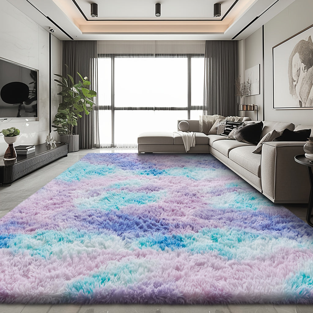 Cozy And Soft Shaggy Rug Ideal for The Living Room, a Pink Area Rug Suitable for The Bedroom, a Vibrant And Fuzzy Carpet, Perfect Indoor Rugs for Valentine'S Day Decoration, Thoughtful Gifts for Valentine'S Day, Birthdays, And Weddings