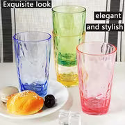 6psc 15oz Water Cups, Unbreakable Tritan Drinking Glasses Shatterproof Acrylic Glasses Drinkware Hard Plastic — view 3
