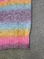 Plus Size - Women'S Plus Size Sweater | Casual Crew Neck, Ombre Pattern, Slight Stretch Fabric, Fall/Winter — view 5