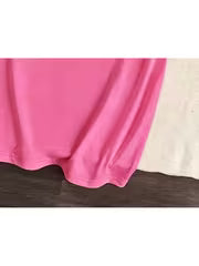 Women'S Casual Solid Color Short Sleeve T-Shirt — view 3