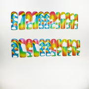 24pcs Set Macaron Rainbow Cloud Sunshine Decorated Long Nails, Sweet Whimsical Dreamy Girly Style Daily Wear — view 5
