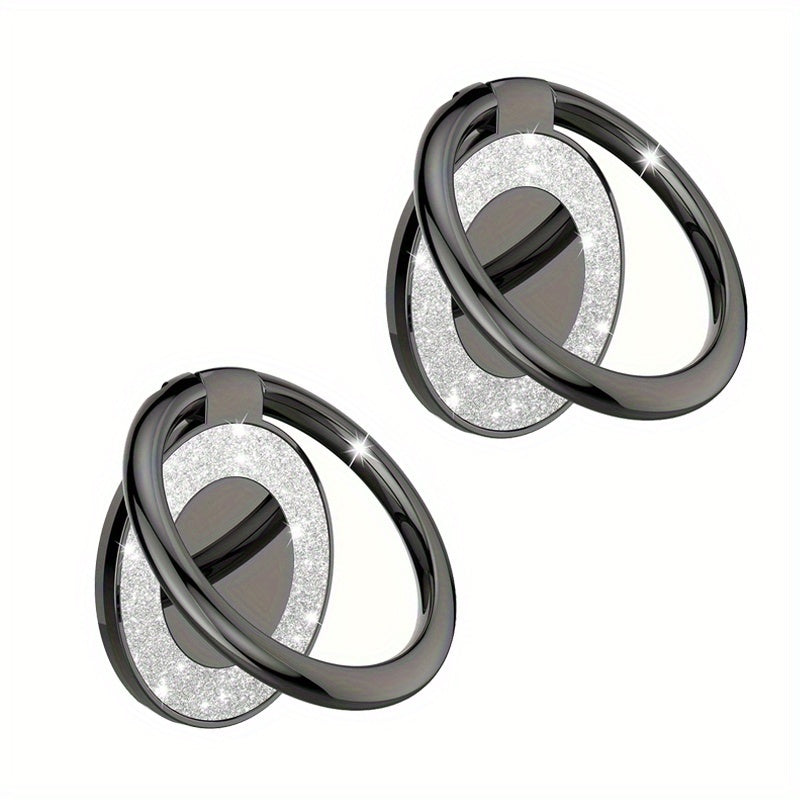 2pcs Phone Metal Finger Ring Buckle for All Mobile Phones