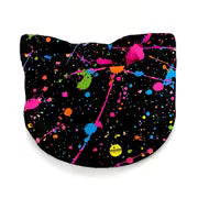 2D Flat, Neon Splash Graffiti Headband - Non-Slip Wide Sweat-Absorbing Hair Suitable for Yoga, Gym, Running — view 4