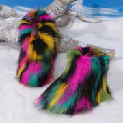 2025 Winter Girls' Boots, Tassel Warm Shoes Random Pattern — view 5