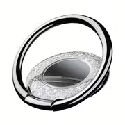 2pcs Phone Metal Finger Ring Buckle for All Mobile Phones Desktop 360 Degree Rotation Back Sticker Holder — view 10