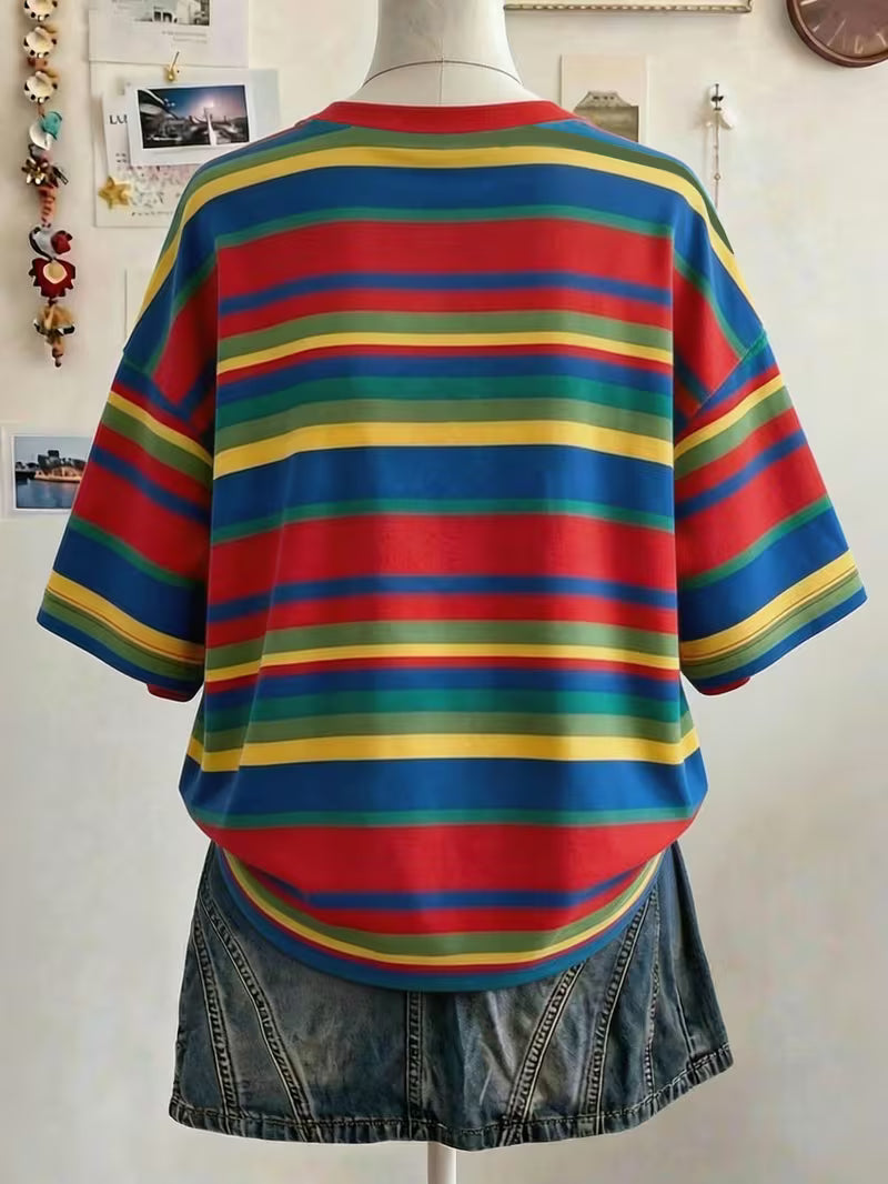 European And American Fashion Casual Sports Print Short Sleeve Shirt — view 7