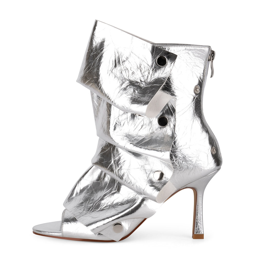 Women'S Faux Knee-High Stiletto Party Boots With