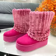Snow Boots for Women Genuine Suede Leather, Women Shoes — view 12