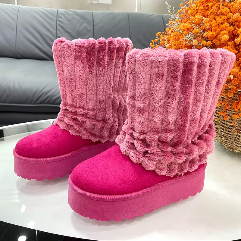 Snow Boots for Women Genuine Suede Leather, Women Shoes — view 21