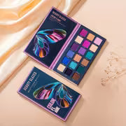 The Slow Blink | 18-Shade Eyeshadow Palette with Matte, Shimmer, Glitter, Metallic & Satin Finishes