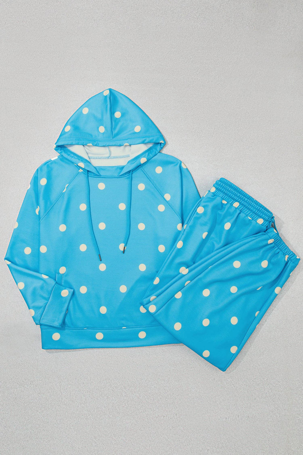 The Do Not Disturb | Polka Dot Hoodie & Pant Set, Plus Size — view 2 of 4