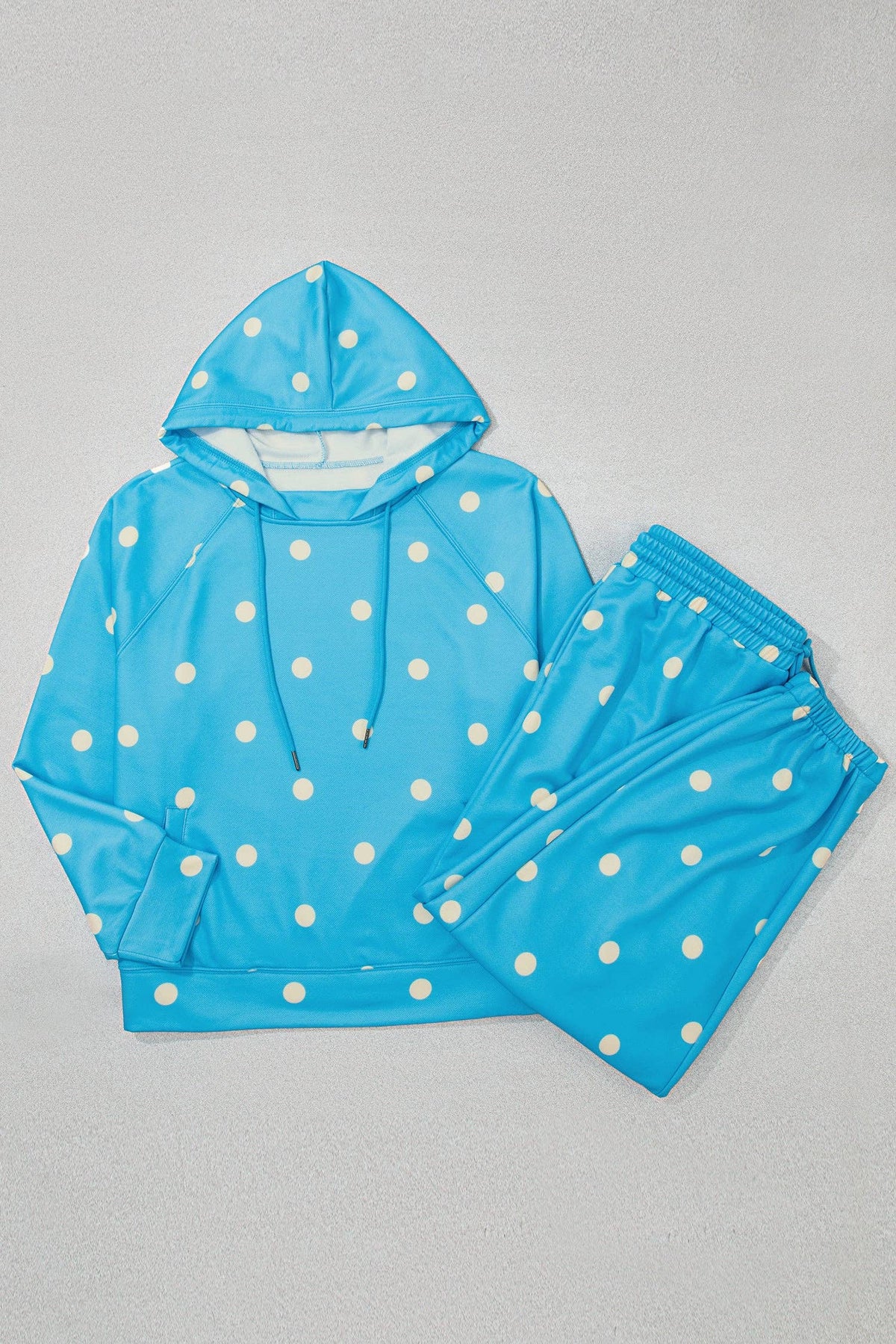 The Do Not Disturb | Polka Dot Hoodie & Pant Set, Plus Size — view 2 of 4