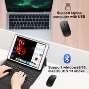 Wireless Bluetooth Mouse for iPad/MacBook Pro/Air/Laptop/PC: Rechargeable, Silent, Portable Ultra-thin — view 8