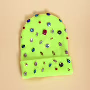 [Versatile Rhinestone Hat] A Versatile Hat Featuring Sparkling Rhinestone Embellishments. Rhinestone Colors — view 12