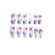 Full-Coverage Long Ballerina Nails European Style Ballet Dance Nail Wear Suitable for Spring Summer — view 3