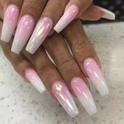 The Convincing Ten | Rainbow Gradient French Coffin False Nails