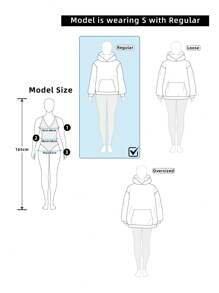 Women's Casual Striped Pattern Half-Zip Hoodie Sweatshirt, Suitable For Autumn/Winter — view 5