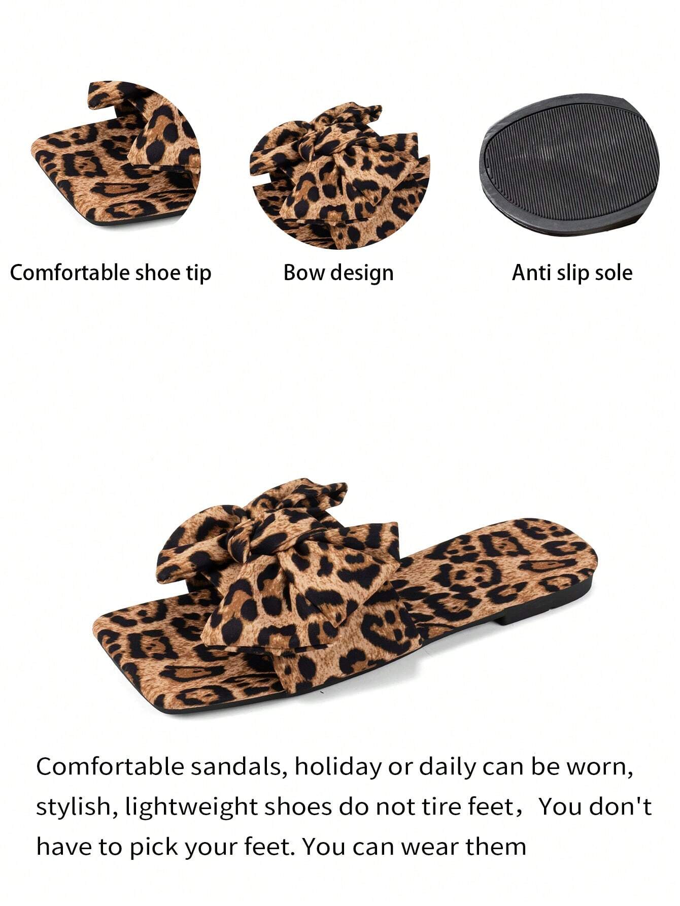 WRCVS Women's Summer Rainbow Print Flat Slide Sandals, Sexy Party Slippers With Floral Decor, Bohemian Style Vacation Sandals