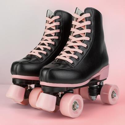 Milky Way Women's Roller Skates With Light-Up Wheels, Men's, Adult, Beginner Outdoor Quad Roller Skates — view 8