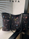 The Diva's Everyday | 2pc Large-Capacity Polyester Tote Set