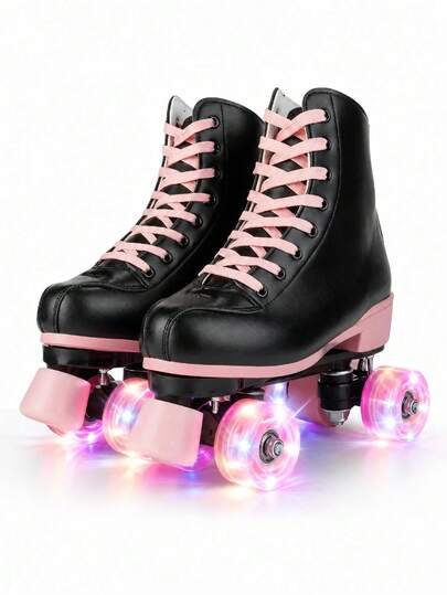 Milky Way Women's Roller Skates With Light-Up Wheels
