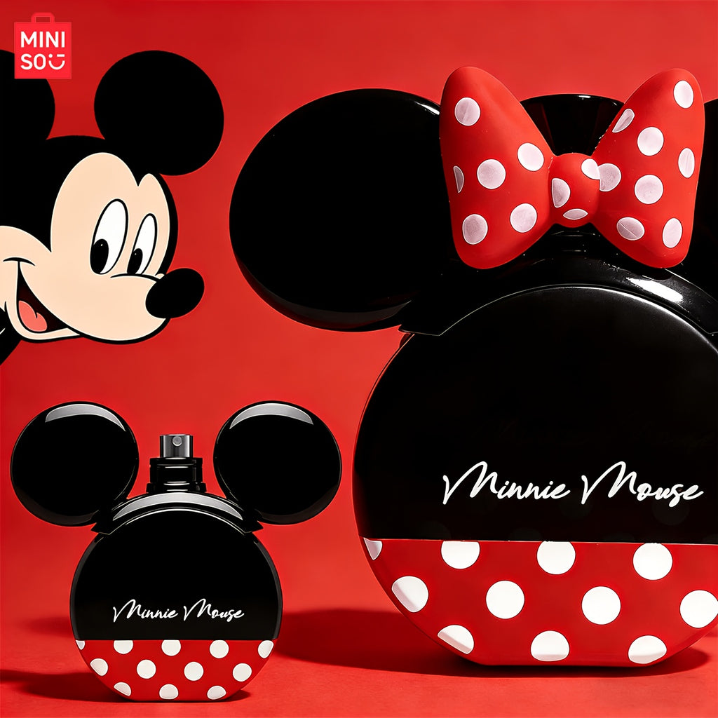 Disney Limited Edition Mickey & Minnie Mouse Perfume | Fresh Citrus Floral Scent, Iconic Ears Design, Long-Lasting Scent, Perfect Mother's Day & Valentine's Day Gift for Couples, Fragrance Set, Men's Perfume, Women's Perfume