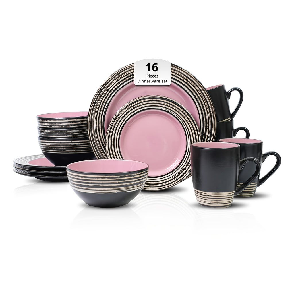 HomeVss 16pcs Dinnerware Set
