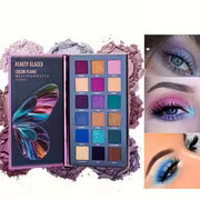 The Slow Blink | 18-Shade Eyeshadow Palette with Matte, Shimmer, Glitter, Metallic & Satin Finishes