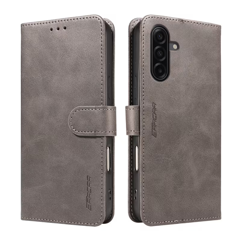 The Closing Argument | Samsung Galaxy A17, M07 & M17 Flip Wallet Case with Magnetic Buckle, Three Card Slots & Stand