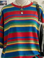 European And American Fashion Casual Sports Print Short Sleeve Shirt — view 4