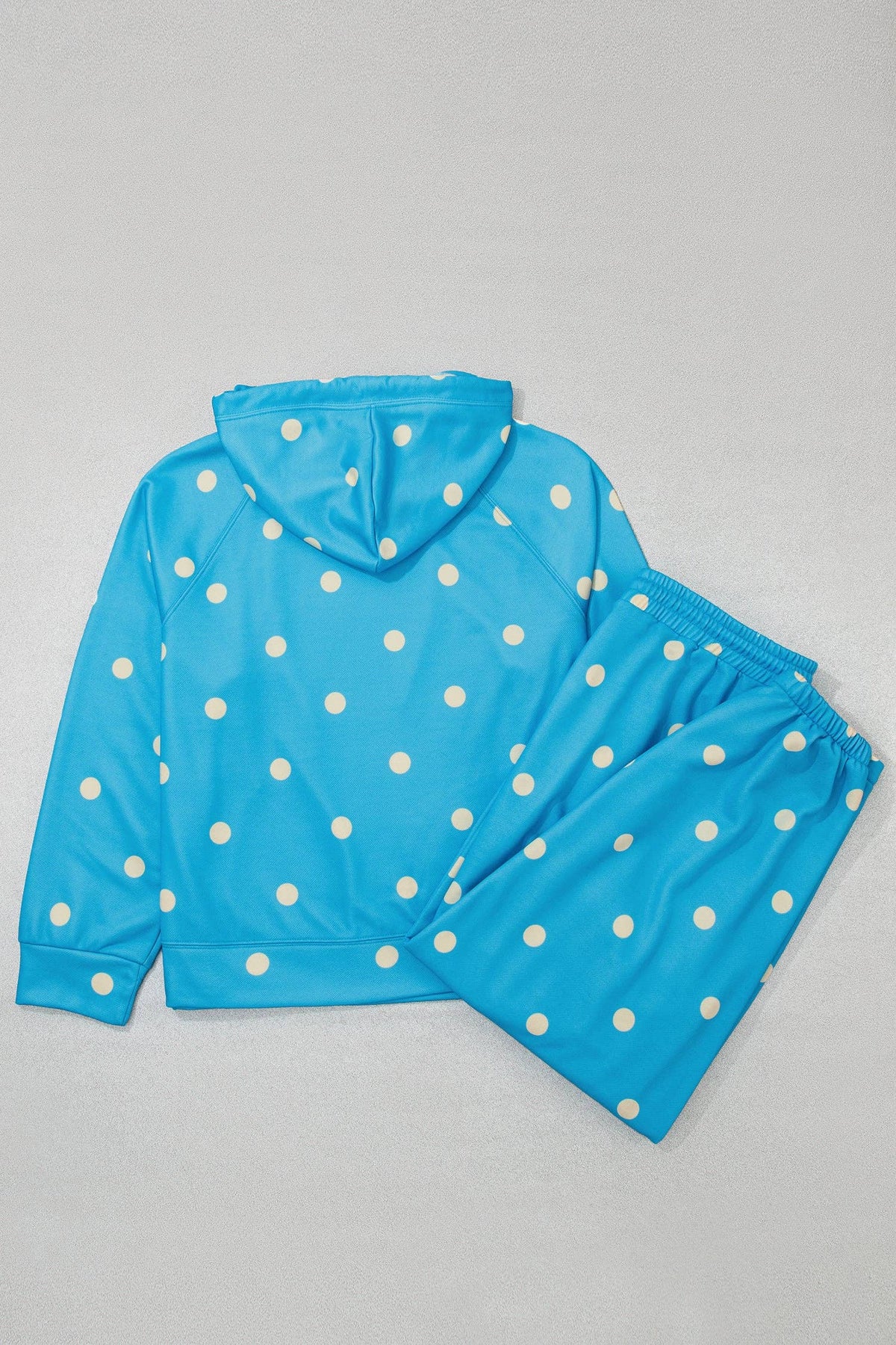 The Do Not Disturb | Polka Dot Hoodie & Pant Set, Plus Size — view 3 of 4