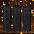 1pc 20oz Black Wood Grain Stainless Steel Insulated Travel Mug with Lid, Leakproof BPA Free, Keeps Drinks Hot & — view 1