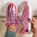 [Sneakers] Ladies Elegant Romantic Party Fashion Flash Splicing Trend Joker Angel Wings And Skull Detachable Pendants, Comfortable Joker Design Suitable for Holiday Party Performances, Photo Dating, European And American Style Skateboarding Shoes