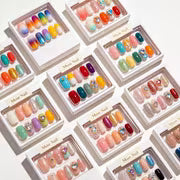 62+34pcs (1 Set of Handmade Nails) Kit, Multiple Non-Repeating Nail Designs, Four Nail Shapes And Three Lengths — view 6