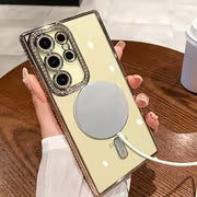Phone Case - Phone Case: New Fashion Glitter Diamond Transparent Case for Samsung S26 FE S26 S25 S24 S23 S22 — view 10