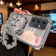 Phone Case - Elegant Pvccrystal Starburst Lanyard Phone Holder Case for Compatible with Samsung Galaxy A15 A17 — view 17
