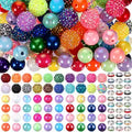 The Confetti Drawer | 160pc Chunky Acrylic Bubblegum Beads for Beadable Pens, Keychains & Jewellery
