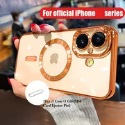 The Invisible Armour | Clear Plated Phone Case with Magnetic Wireless Charging, iPhone 11–17
