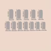 24pcs Set Macaron Rainbow Cloud Sunshine Decorated Long Nails, Sweet Whimsical Dreamy Girly Style Daily Wear — view 4