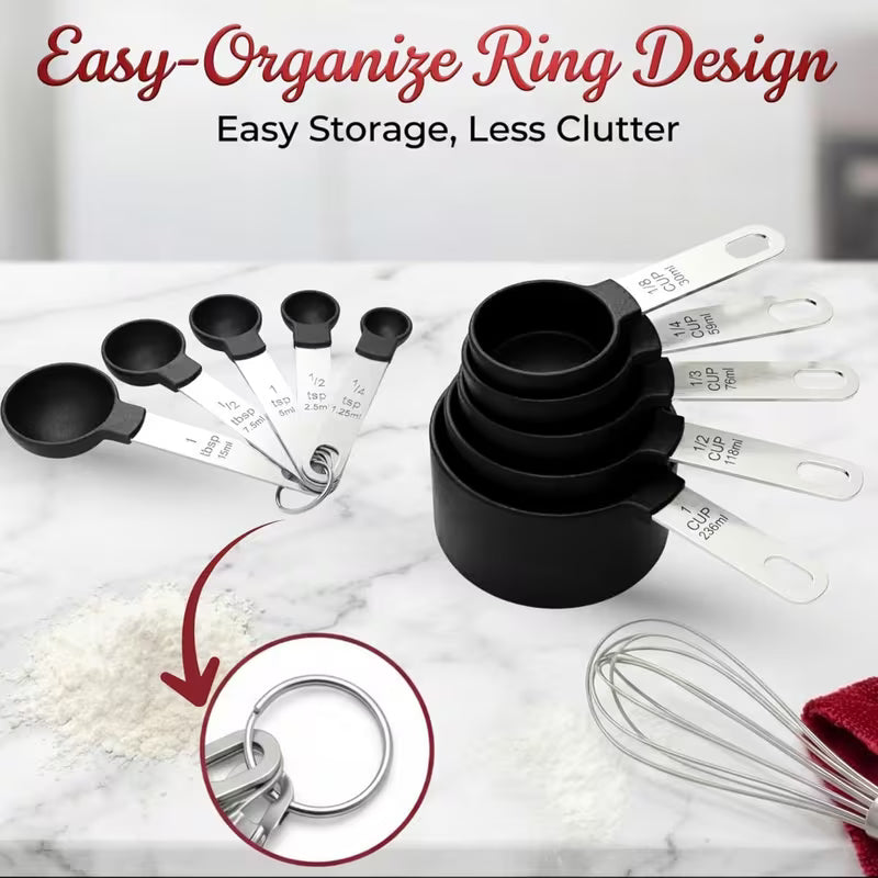 No import chargesLocal warehouse - Fastest delivery: 2 BUSINESS DAYS10 Pack Measuring Cups & Spoons Set — view 11