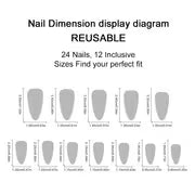F24pcs Convenient Nail Art White Base Nude Leaf Pumpkin Halloween Hat Party Nail Art Long Wearable Nails Glossy — view 5