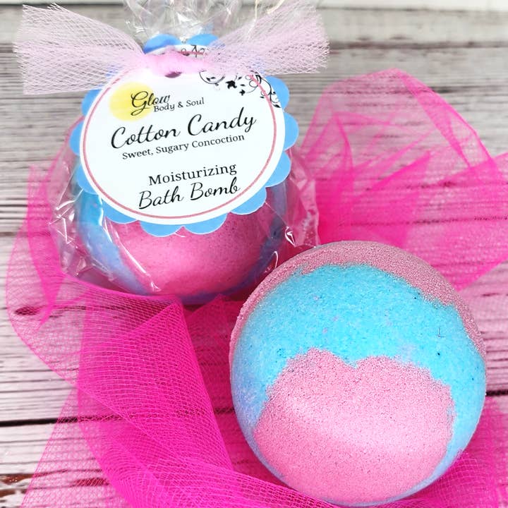 Cotton Candy Bath Bomb Fizzy Moisturizing Bath Bomb