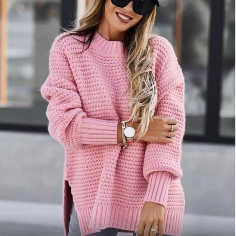 2026 Autumn/Winter Loose Oversized Lazy Style Long Sleeve Pullover Sweater Women&Apos;S Cold Protection Warm — view 15