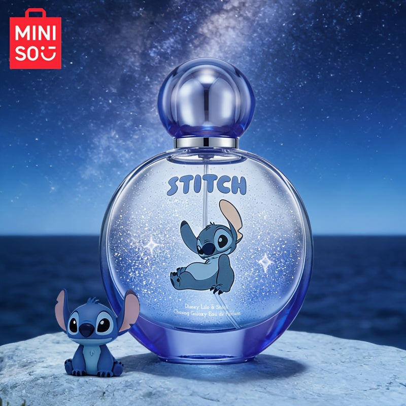 Disney Stitch and Angel Couple's Perfume Set, 1.69oz / 50ml Natural Extract Fragrance, Fresh and Sweet Floral Scent, 24-Hour Long-Lasting Fragrance, Men's and Women's Perfume, Best Women's Perfume Gift Set, Stitch Series Product, Perfect Mother's Day