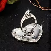 Support Stand for Smartphones in a Heart Shape, Compatible with Android Devices, Featuring a 360° Rotating — view 5